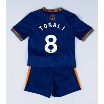 Billige Fotballdrakt Newcastle United Sandro Tonali #8 Replika Tredjedraktsett Barn 2025-26 Kortermet (med bukser)